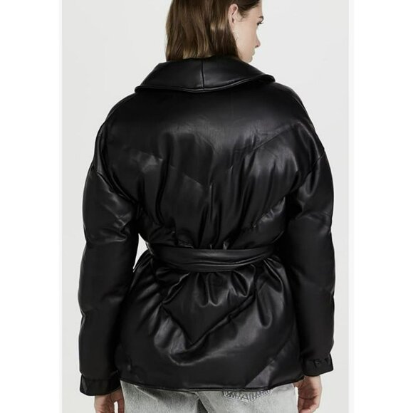 Blank NYC Black Puffer Jacket - Picture 2 of 7